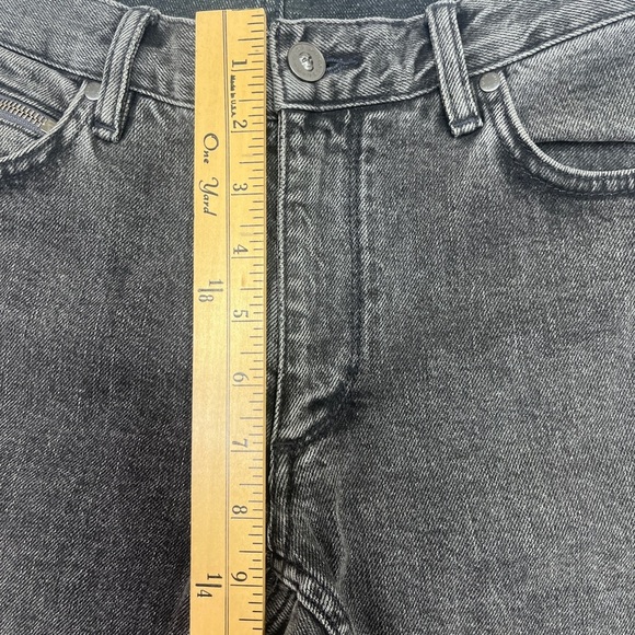 John Varvatos Men’s Sz 32 Gray Distressed Jeans Rocker Edgy Straight Leg Skull - Picture 10 of 11